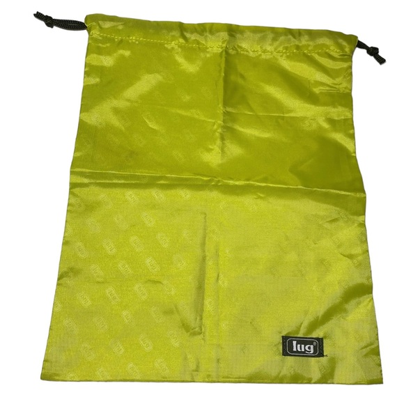 Lug Cartwheel & Drawstring Bag Overnight Bag Olive Green GUC Weekender Duffle - Picture 10 of 16